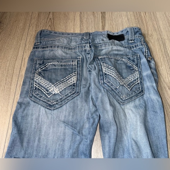 Buckle black blue bootcut boot jean denim - Picture 4 of 9